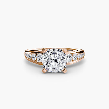 Solitaire with Pavé 2 AG & CO Jewellery