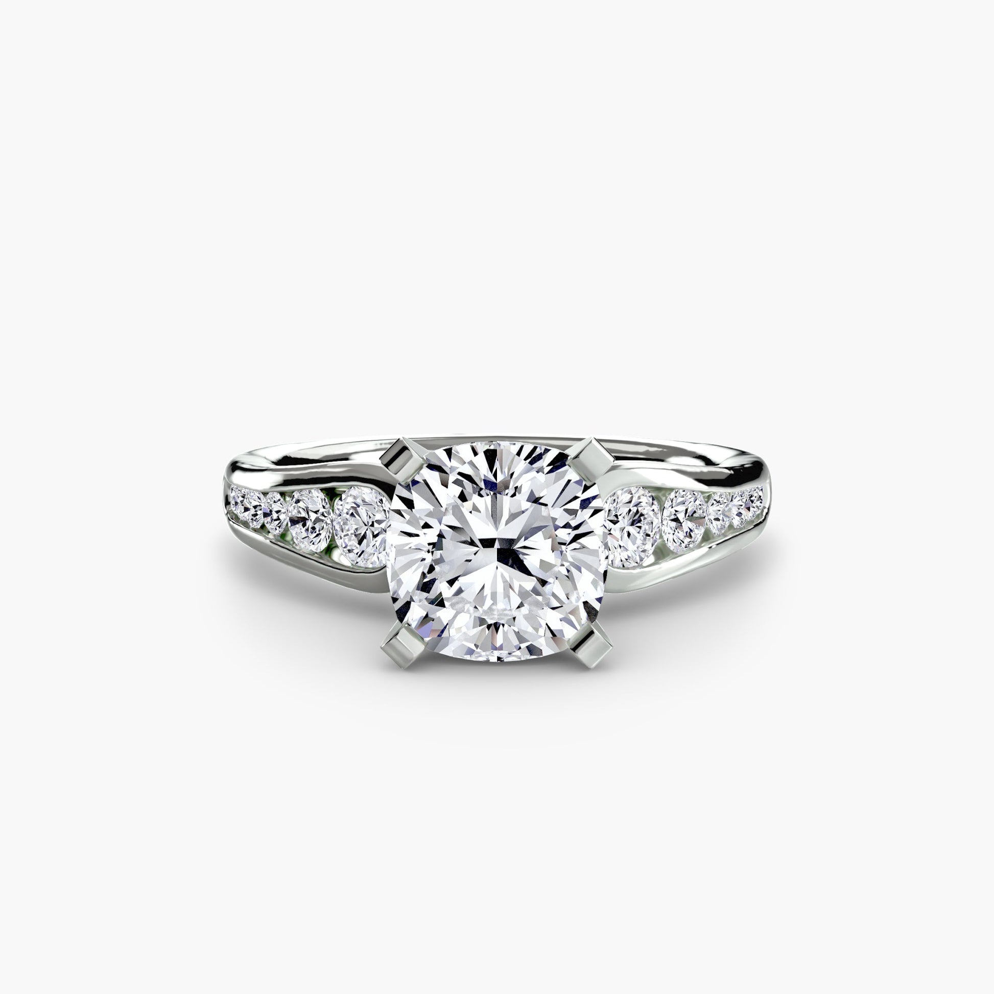 Solitaire with Pavé 2 AG & CO Jewellery