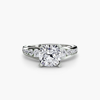 Solitaire with Pavé 2 AG & CO Jewellery