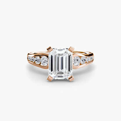 Solitaire with Pavé 2 AG & CO Jewellery