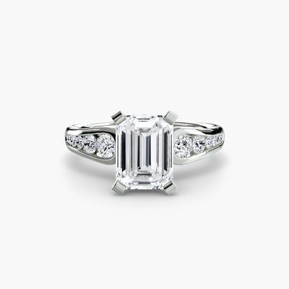 Solitaire with Pavé 2 AG & CO Jewellery