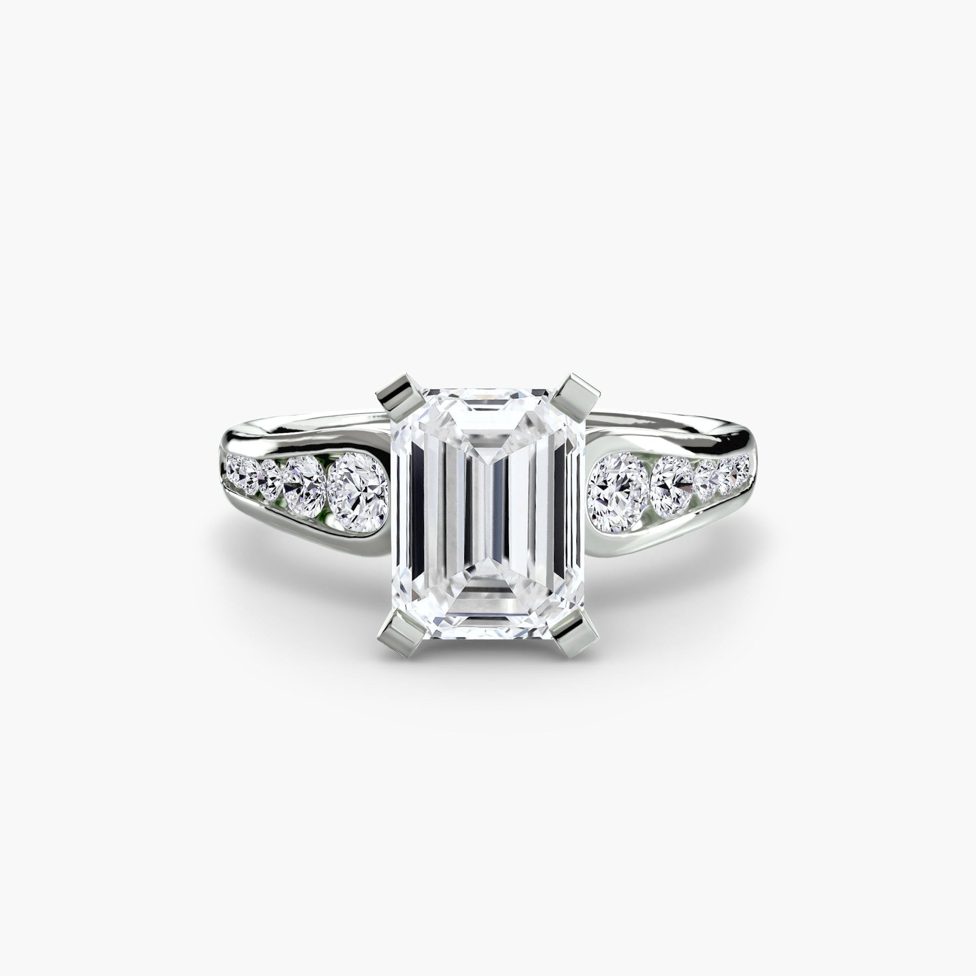 Solitaire with Pavé 2 AG & CO Jewellery