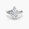 9K White Gold / Marquise