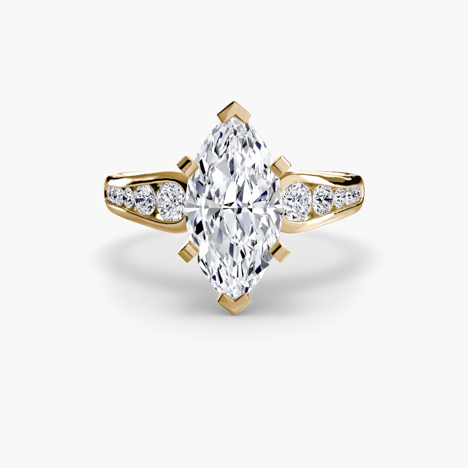 Solitaire with Pavé 2 AG & CO Jewellery