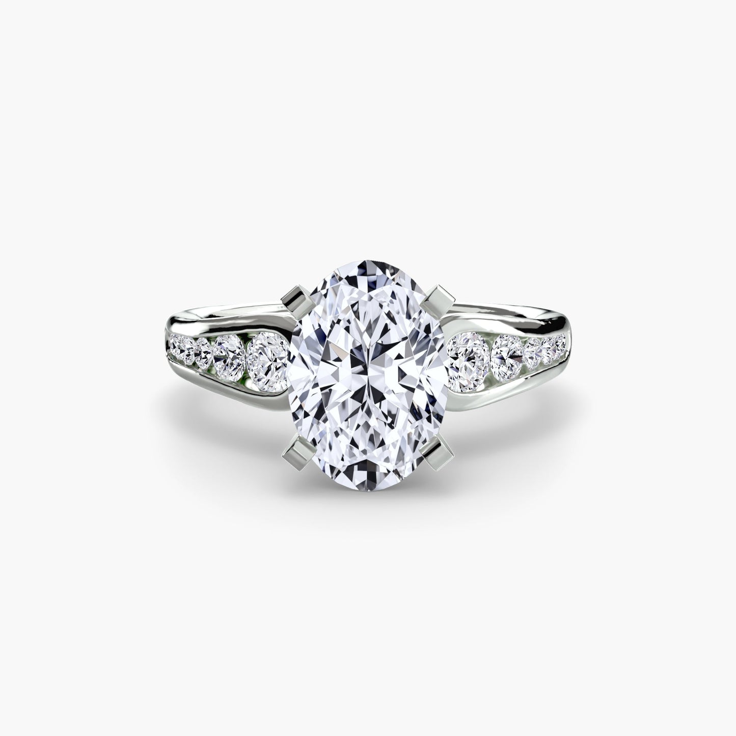 solitaire with pavé 2 ag & co jewellery