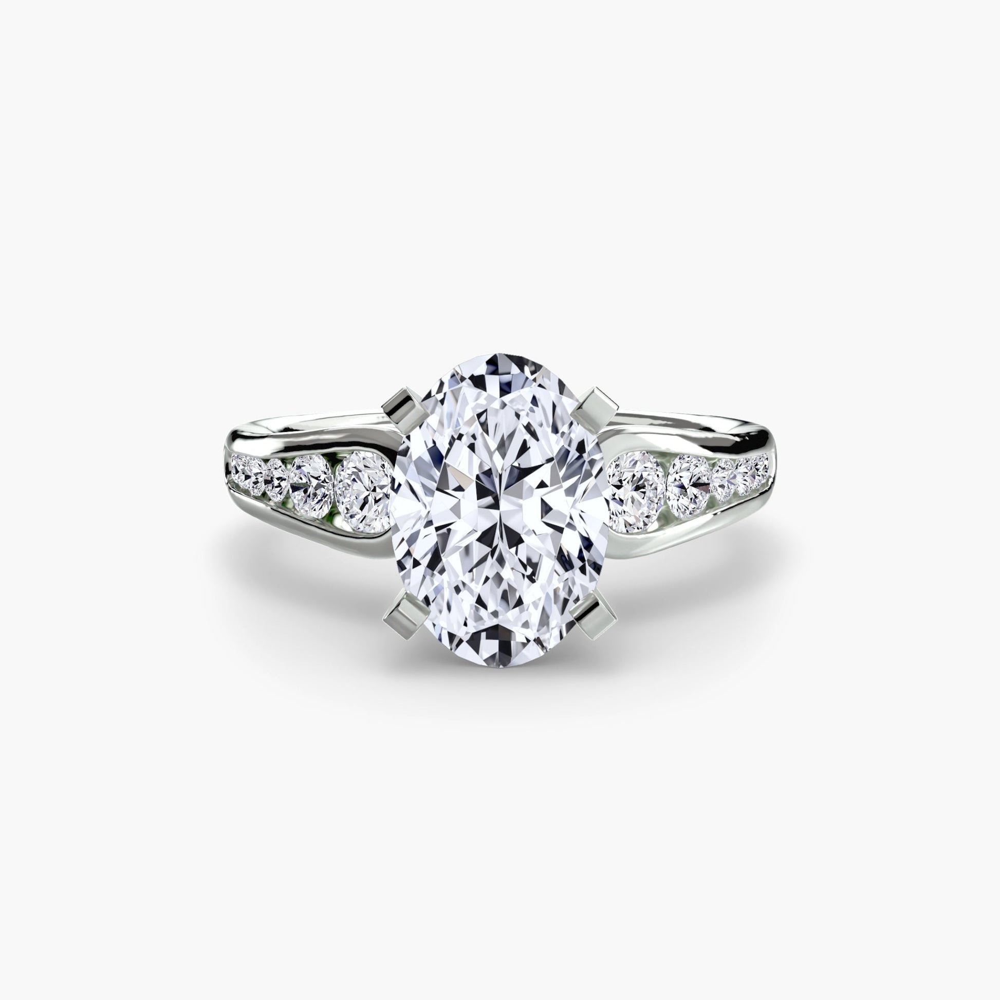 Solitaire with Pavé 2 AG & CO Jewellery