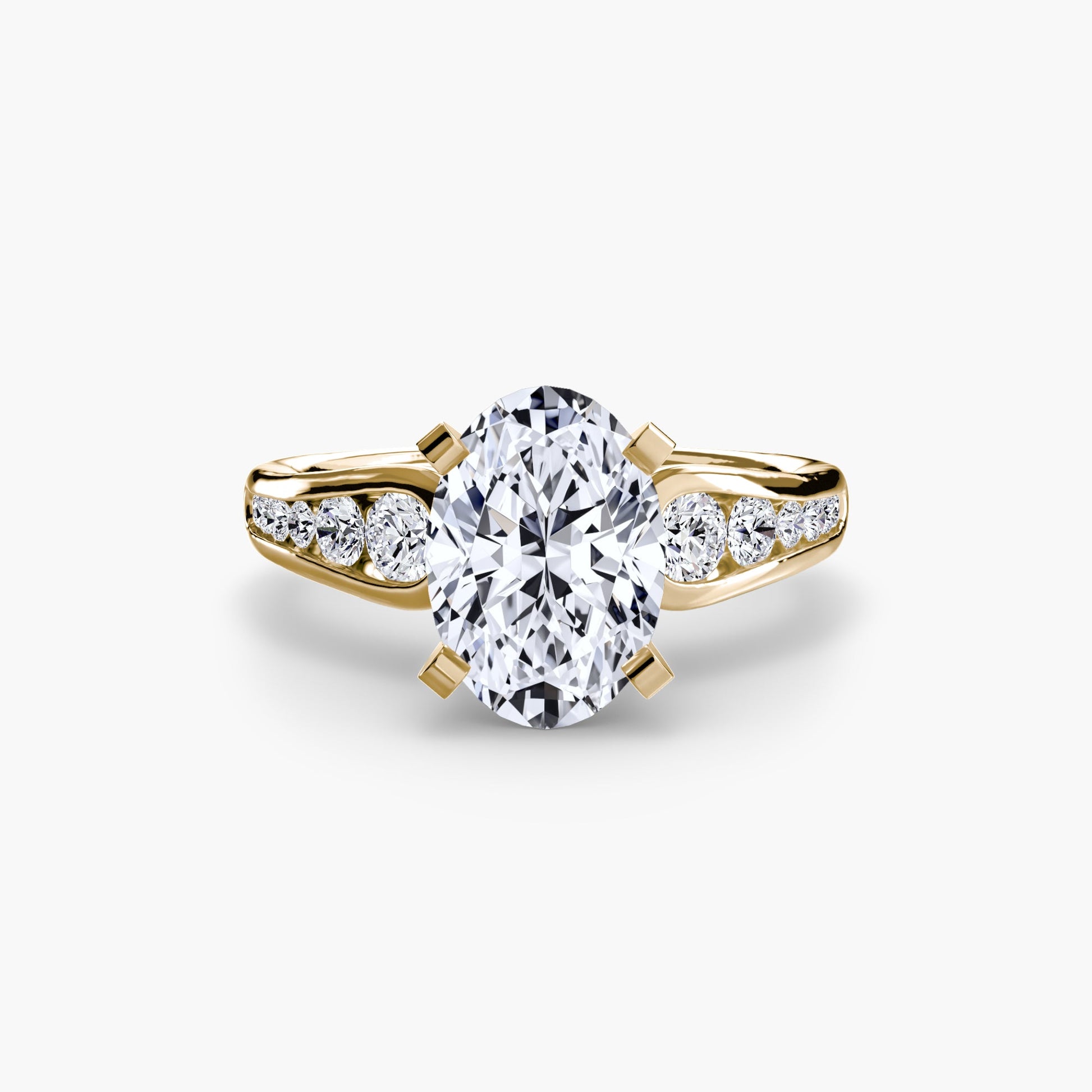 Solitaire with Pavé 2 AG & CO Jewellery