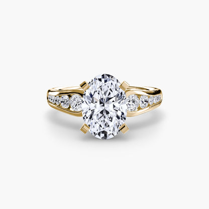 Solitaire with Pavé 2 AG & CO Jewellery