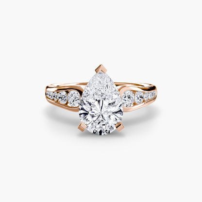Solitaire with Pavé 2 AG & CO Jewellery