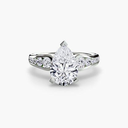 Solitaire with Pavé 2 AG & CO Jewellery