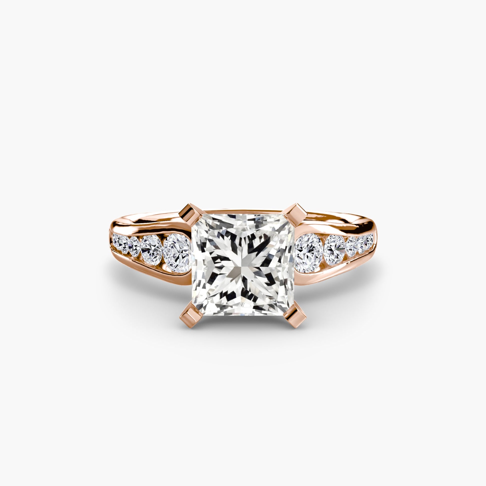 Solitaire with Pavé 2 AG & CO Jewellery