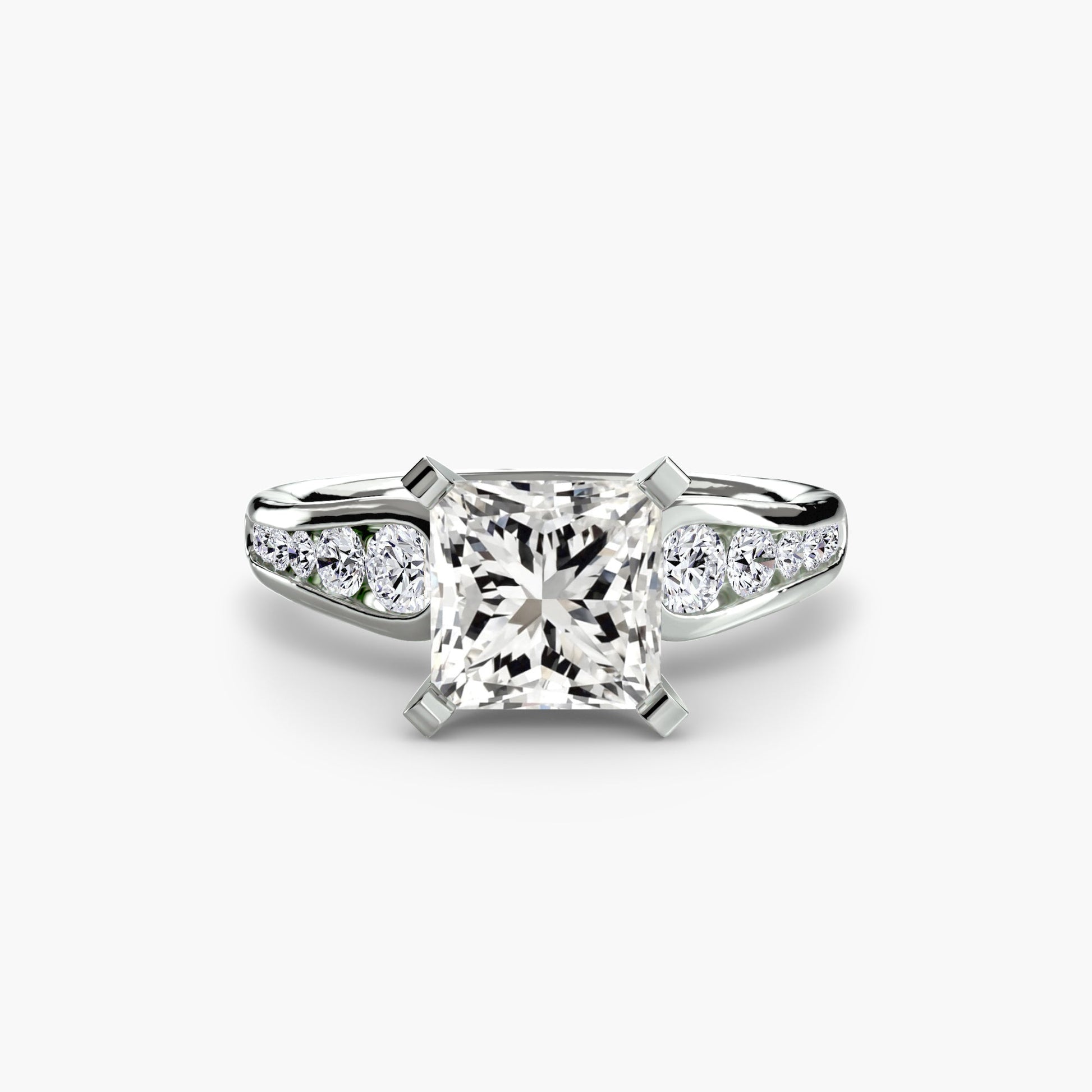 Solitaire with Pavé 2 AG & CO Jewellery