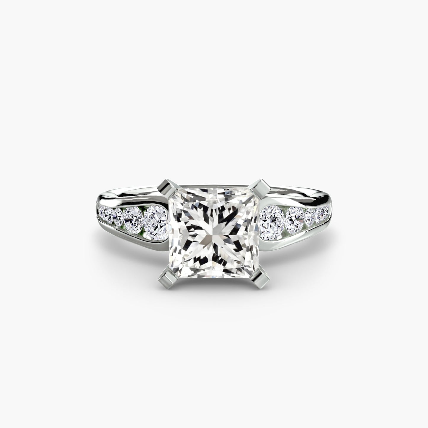 solitaire with pavé 2 ag & co jewellery