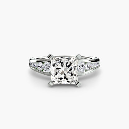 Solitaire with Pavé 2 AG & CO Jewellery