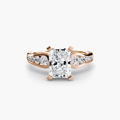 Solitaire with Pavé 2 AG & CO Jewellery