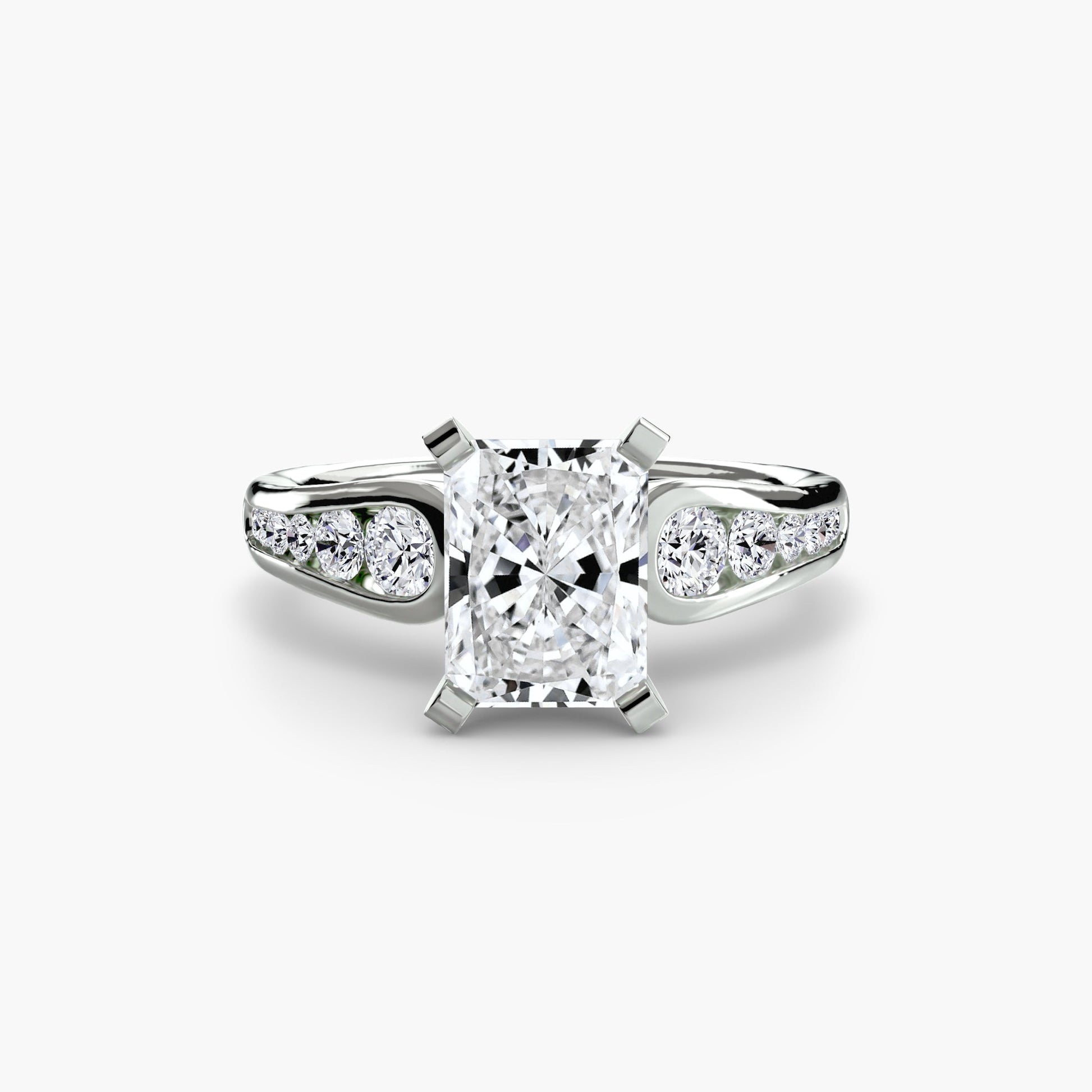 Solitaire with Pavé 2 AG & CO Jewellery