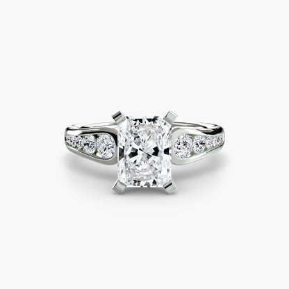 Solitaire with Pavé 2 AG & CO Jewellery