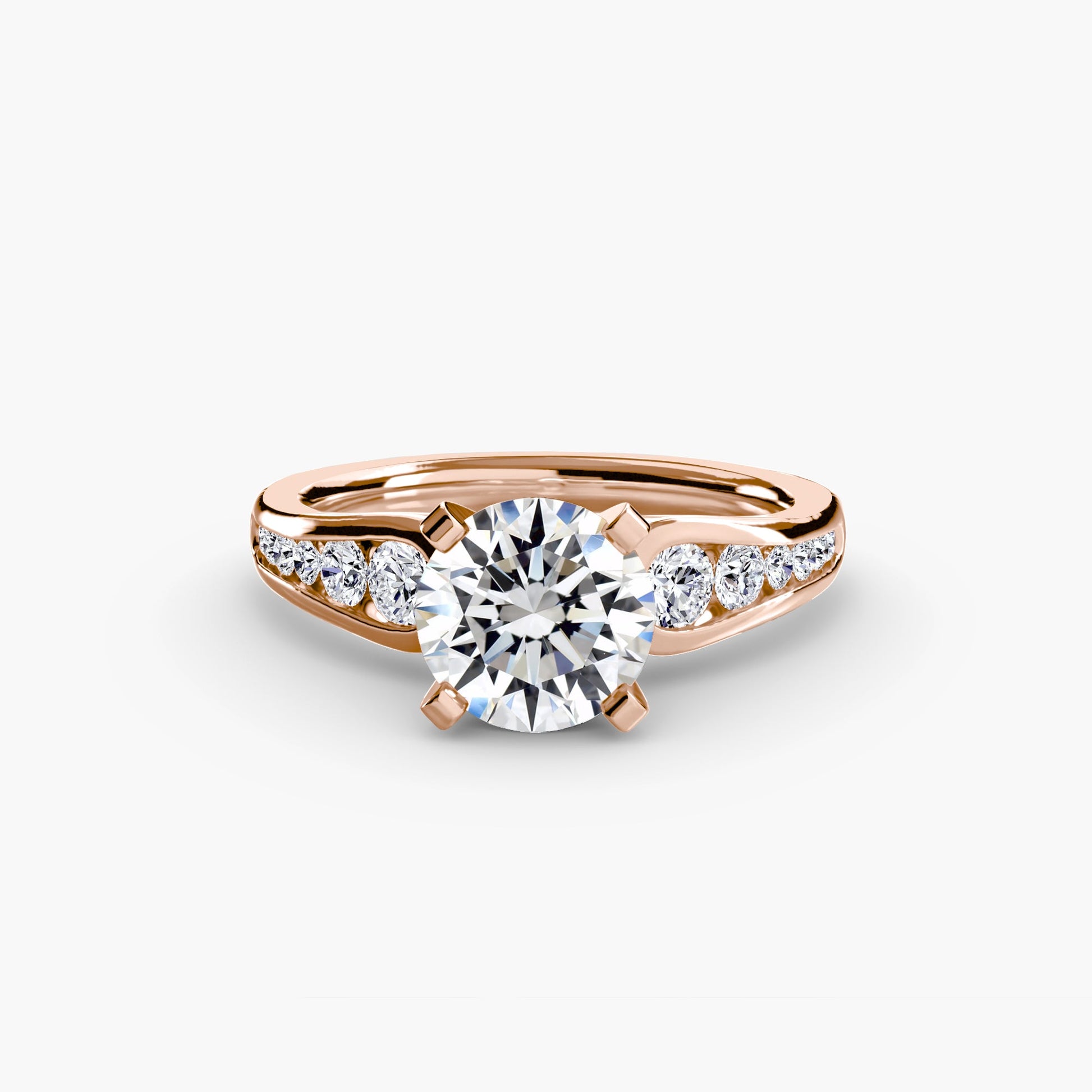 Solitaire with Pavé 2 AG & CO Jewellery