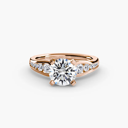 Solitaire with Pavé 2 AG & CO Jewellery