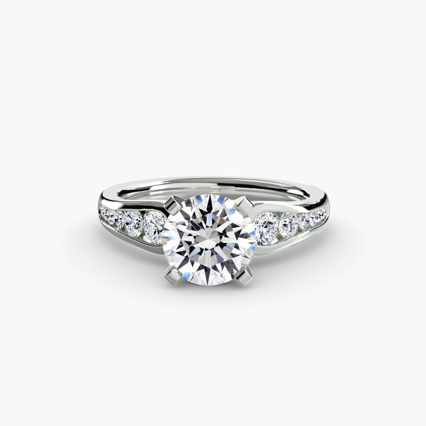 solitaire with pavé 2 ag & co jewellery