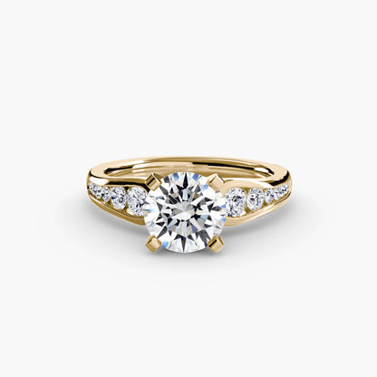 Solitaire with Pavé 2 AG & CO Jewellery
