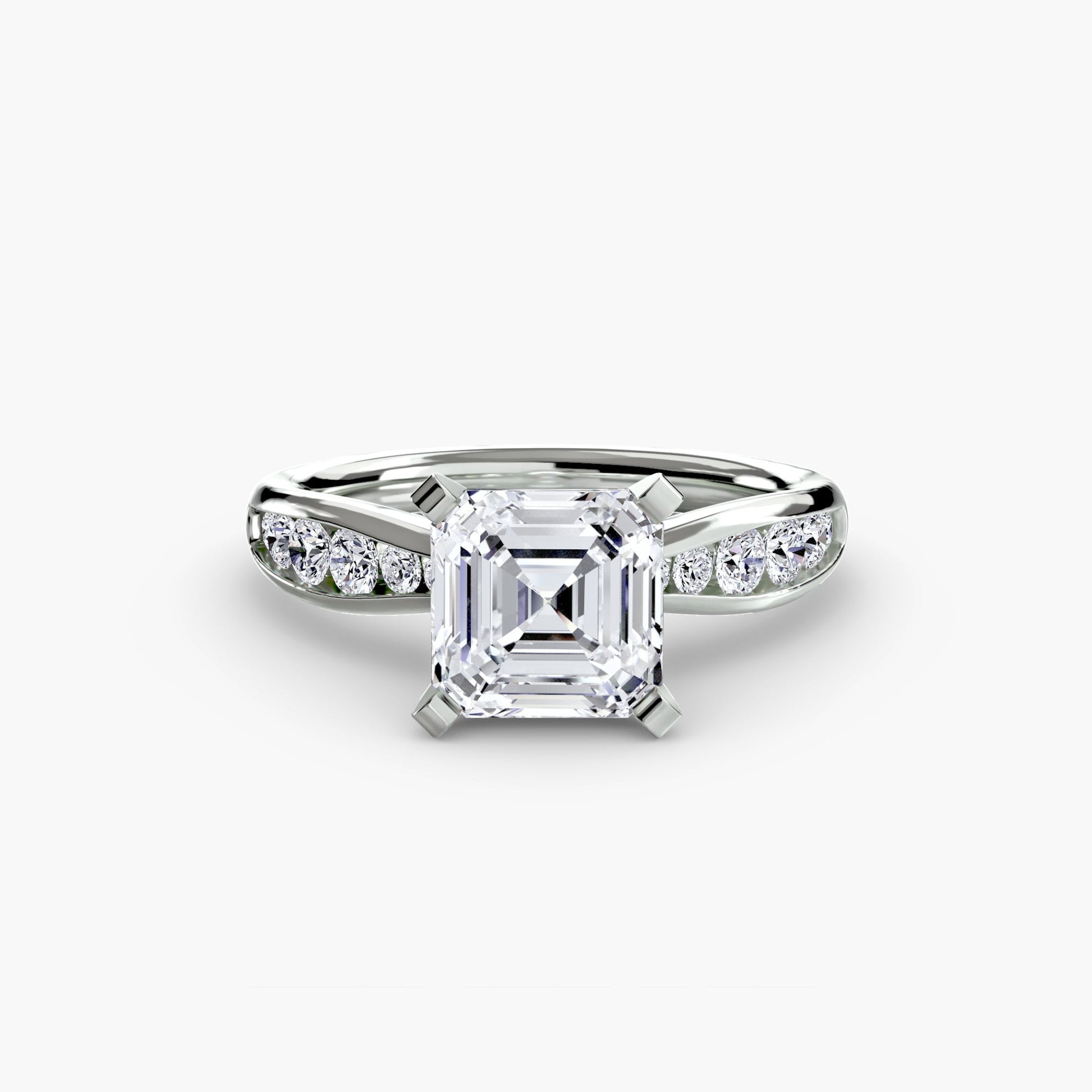 Solitaire with Pavé 3 AG & CO Jewellery