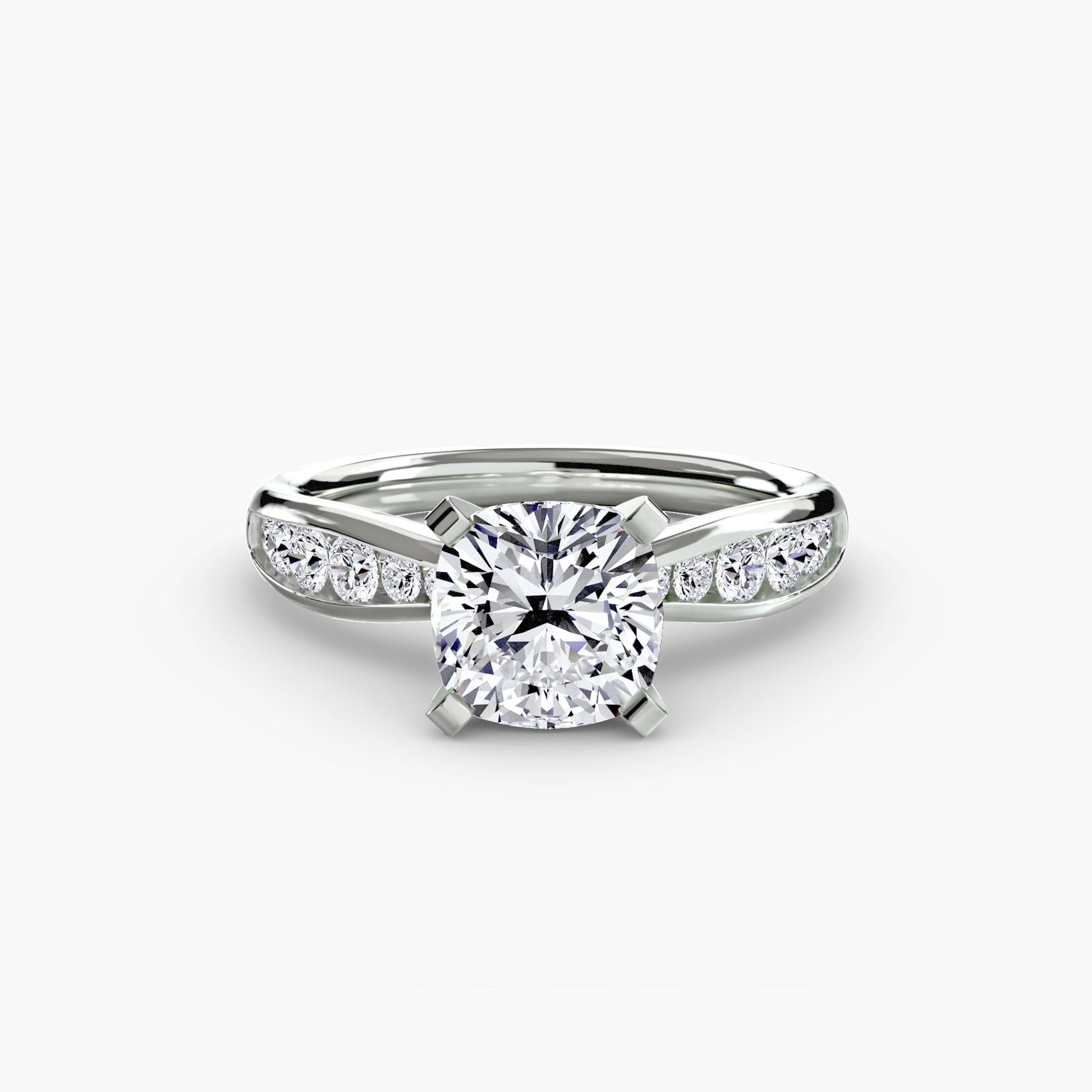 Solitaire with Pavé 3 AG & CO Jewellery