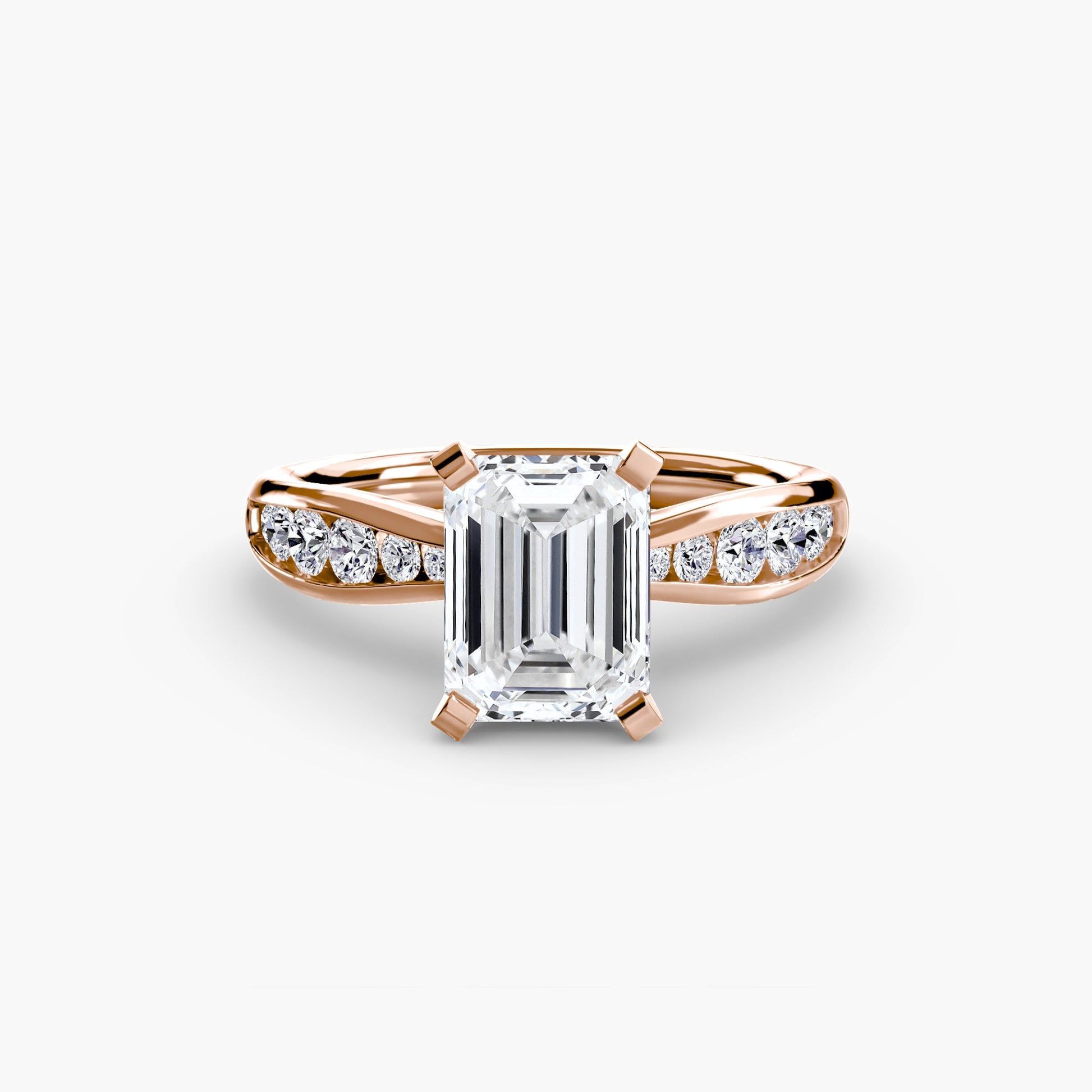 Solitaire with Pavé 3 AG & CO Jewellery