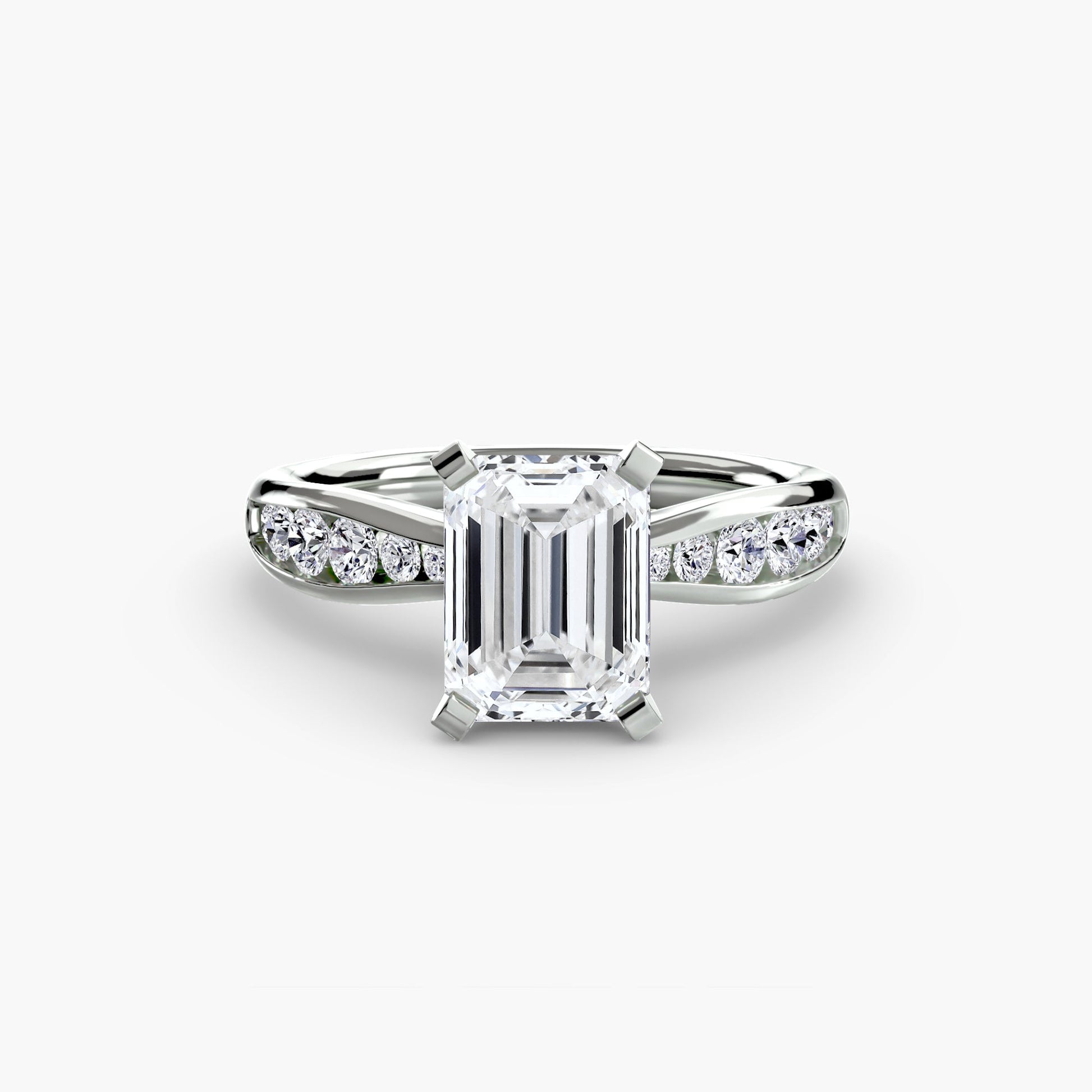 Solitaire with Pavé 3 AG & CO Jewellery