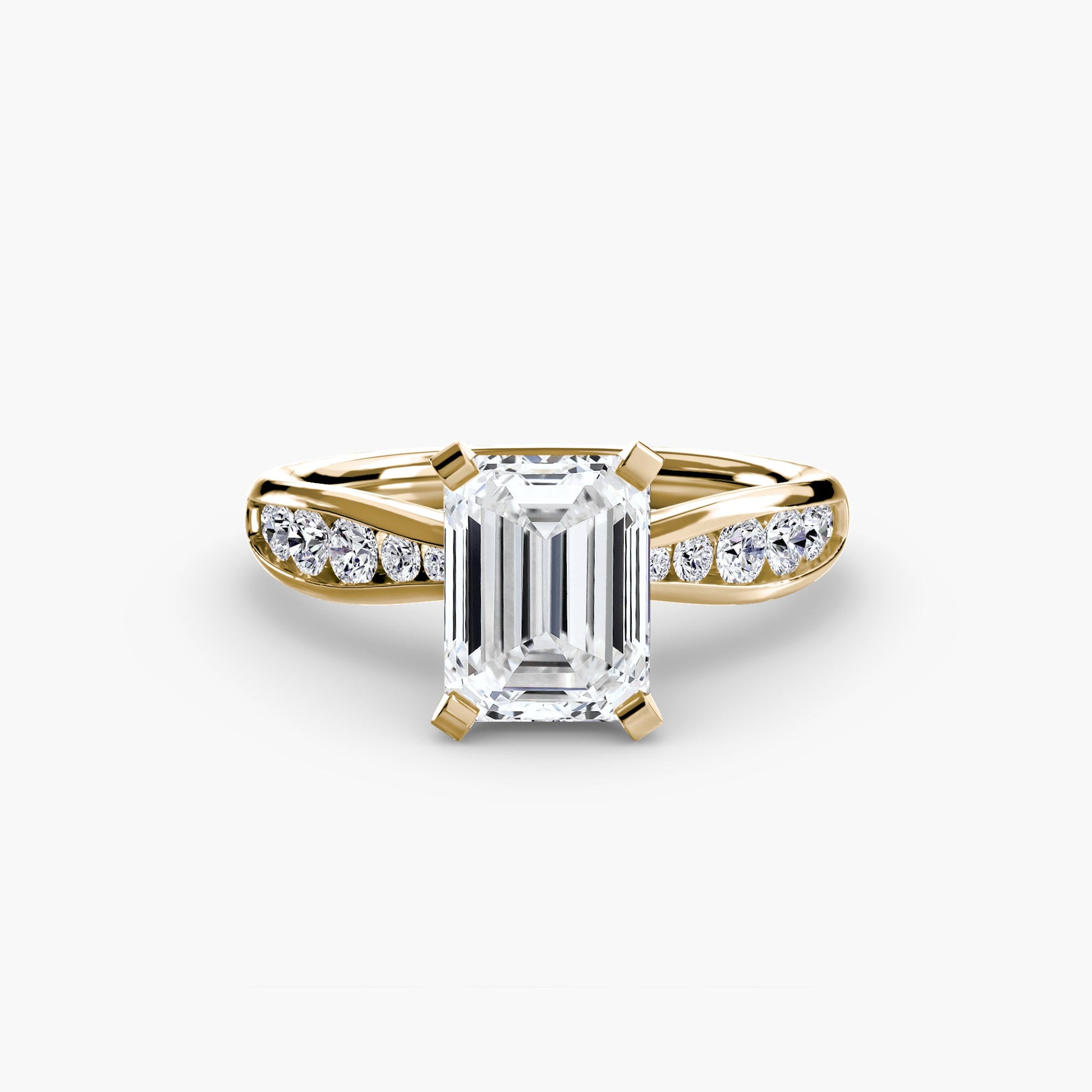 Solitaire with Pavé 3 AG & CO Jewellery