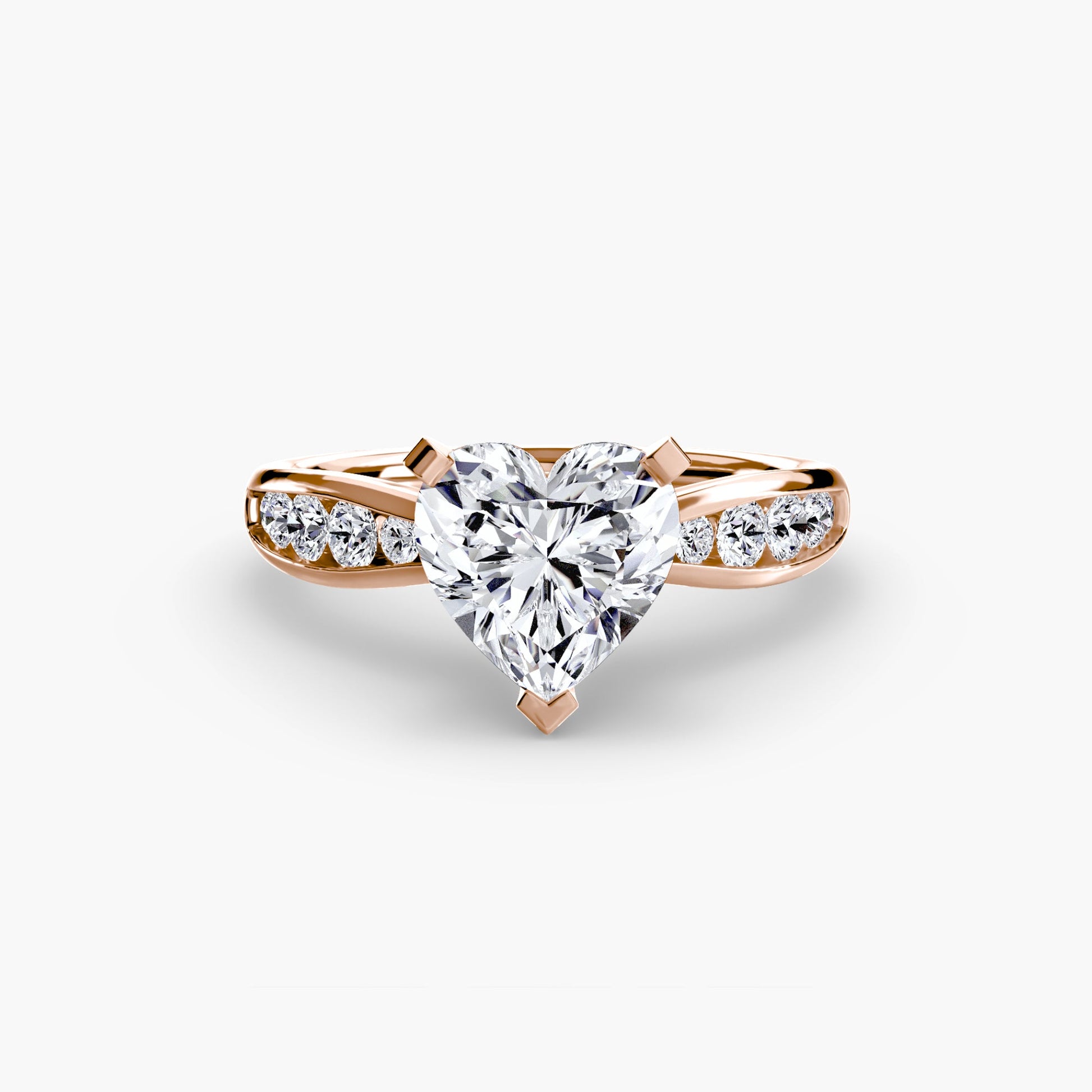 Solitaire with Pavé 3 AG & CO Jewellery
