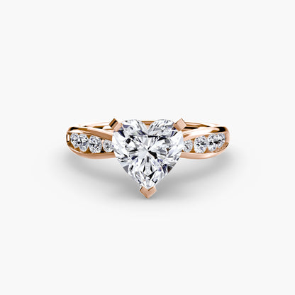 Solitaire with Pavé 3 AG & CO Jewellery