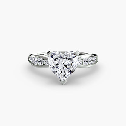 Solitaire with Pavé 3 AG & CO Jewellery