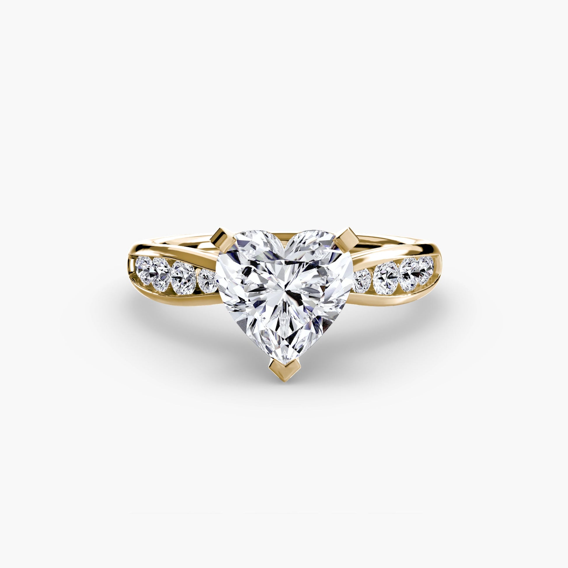 Solitaire with Pavé 3 AG & CO Jewellery