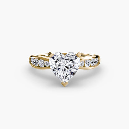 Solitaire with Pavé 3 AG & CO Jewellery