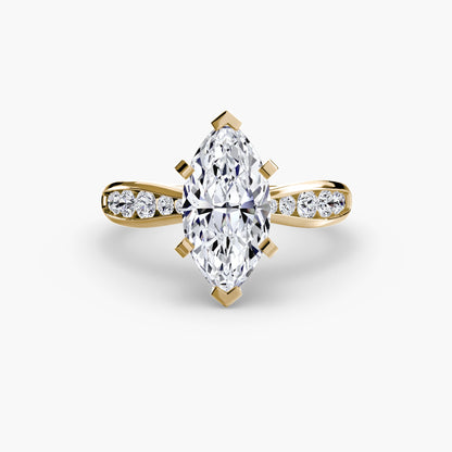 Solitaire with Pavé 3 AG & CO Jewellery