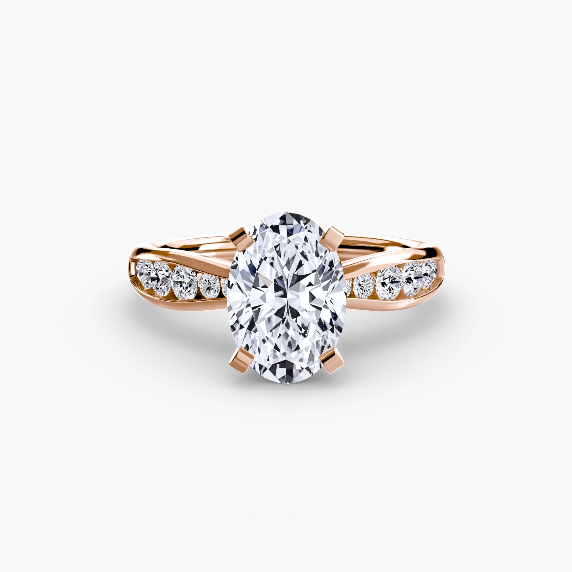 Solitaire with Pavé 3 AG & CO Jewellery
