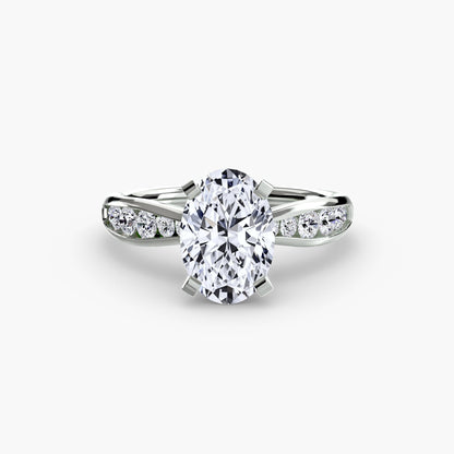 Solitaire with Pavé 3 AG & CO Jewellery