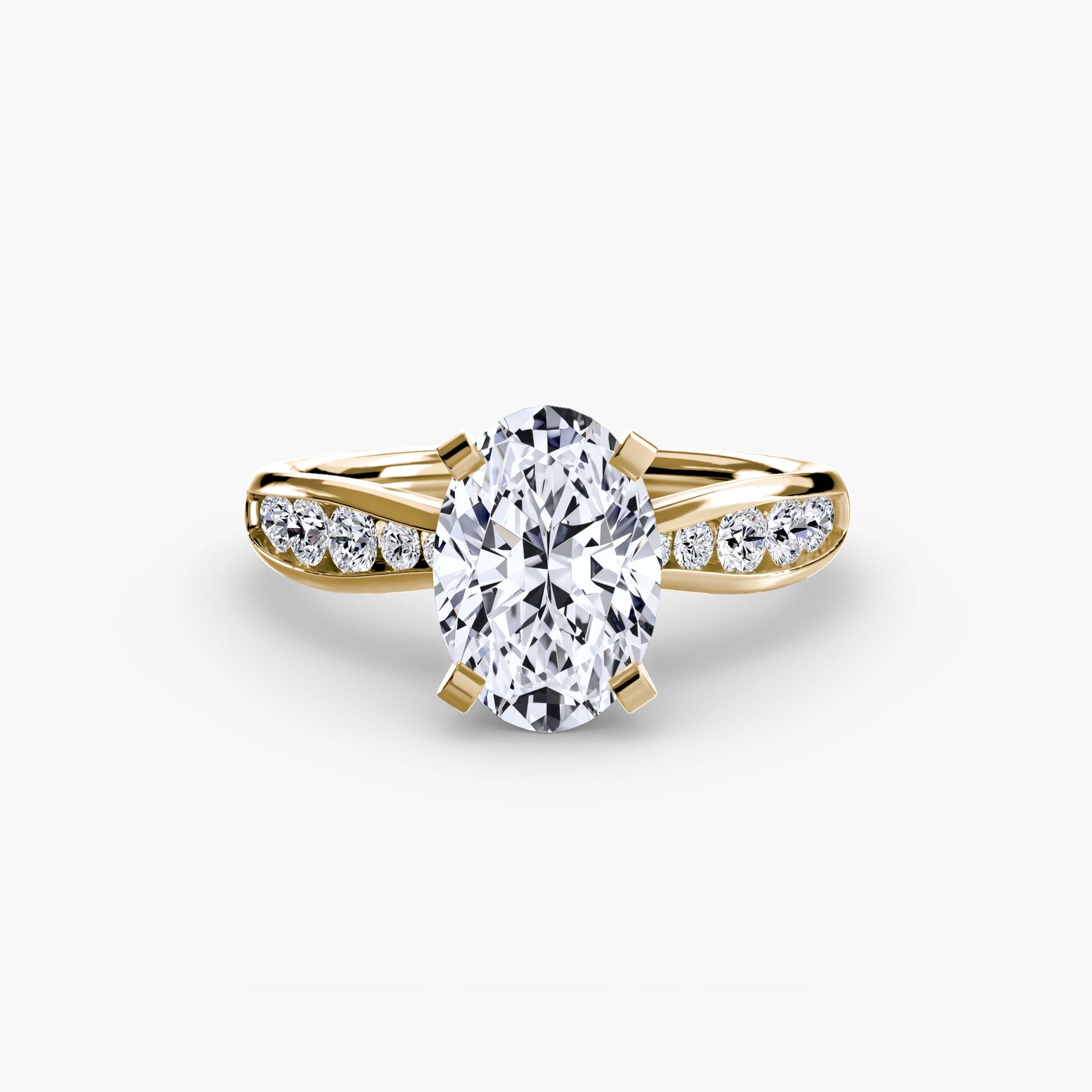 Solitaire with Pavé 3 AG & CO Jewellery