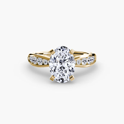 Solitaire with Pavé 3 AG & CO Jewellery