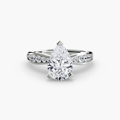 Solitaire with Pavé 3 AG & CO Jewellery