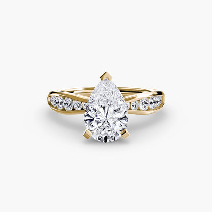 Solitaire with Pavé 3 AG & CO Jewellery
