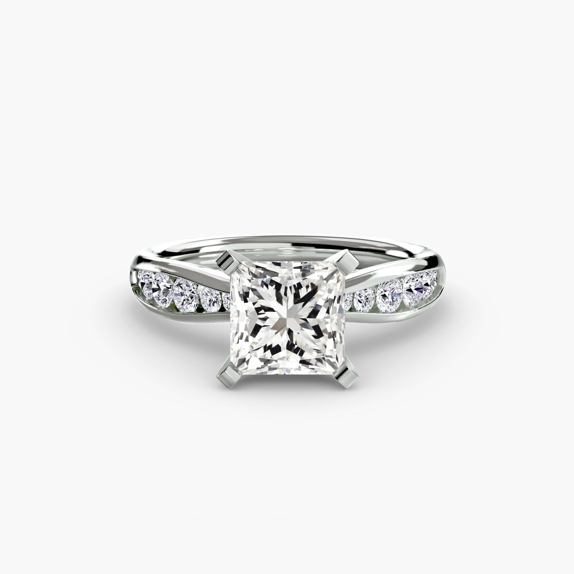 Solitaire with Pavé 3 AG & CO Jewellery