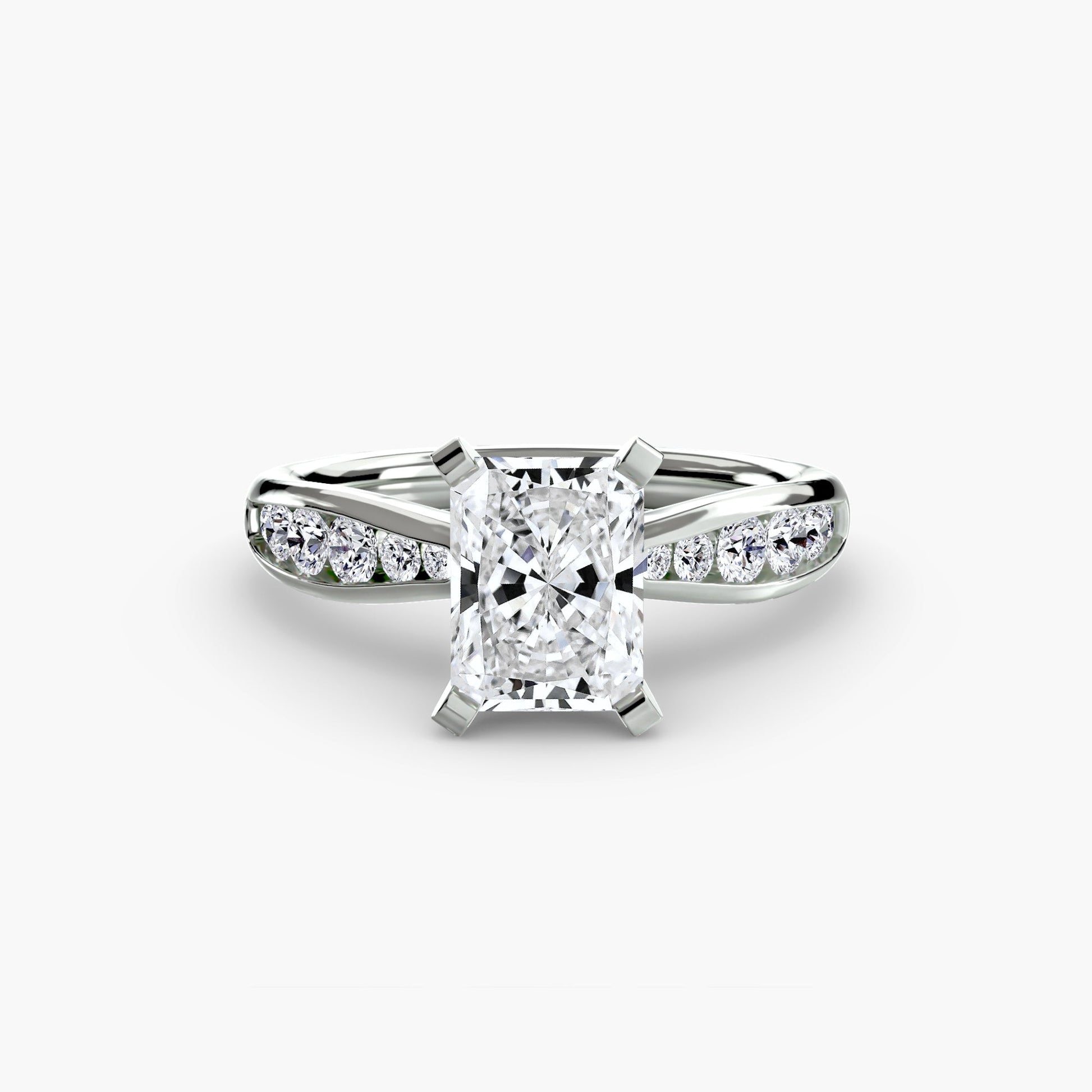 Solitaire with Pavé 3 AG & CO Jewellery