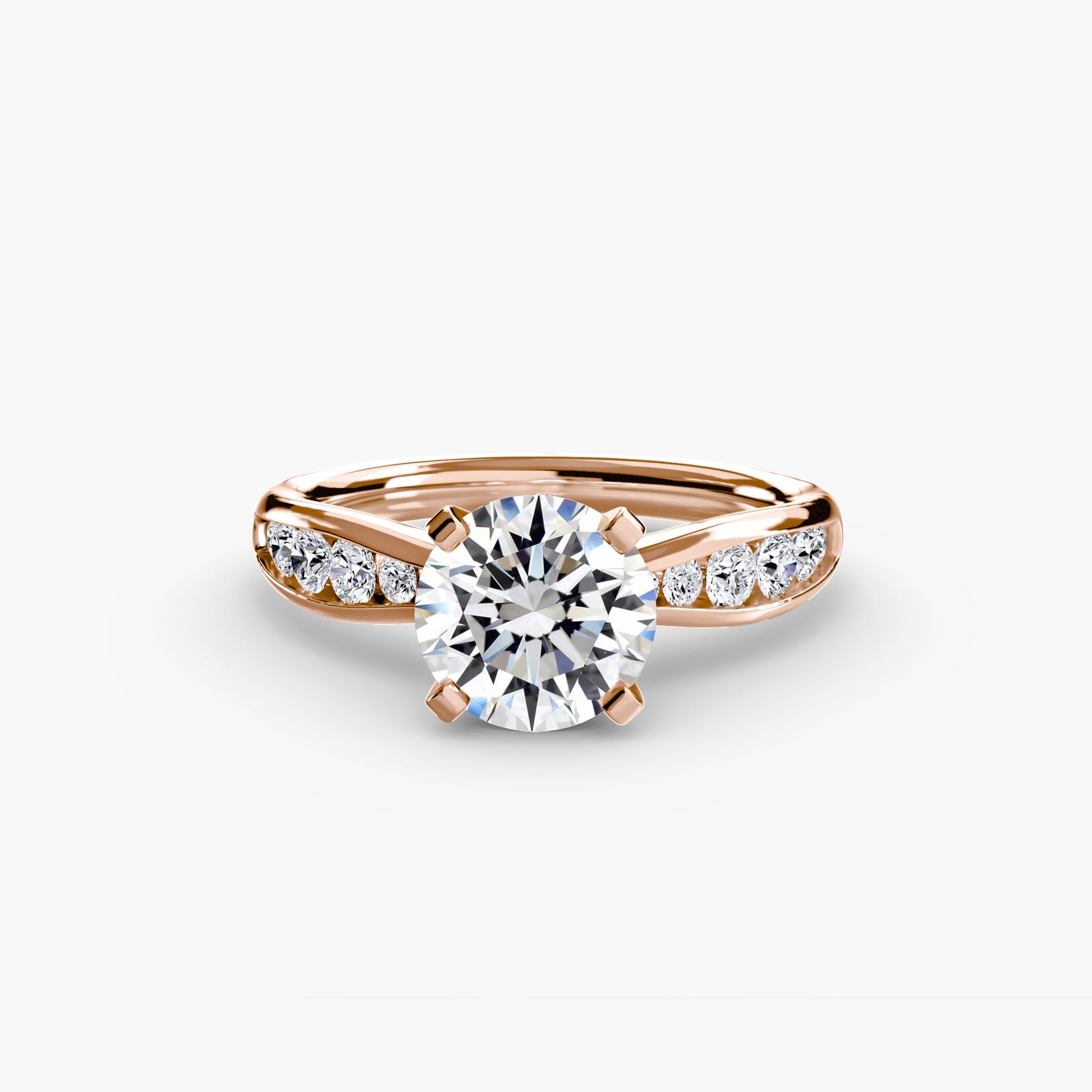 Solitaire with Pavé 3 AG & CO Jewellery