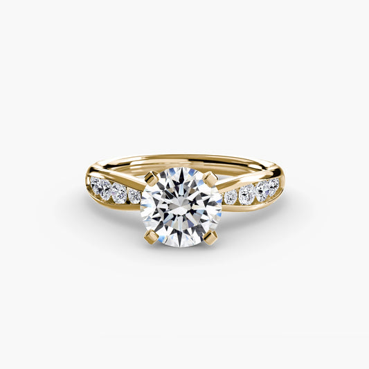 Solitaire with Pavé 3 AG & CO Jewellery