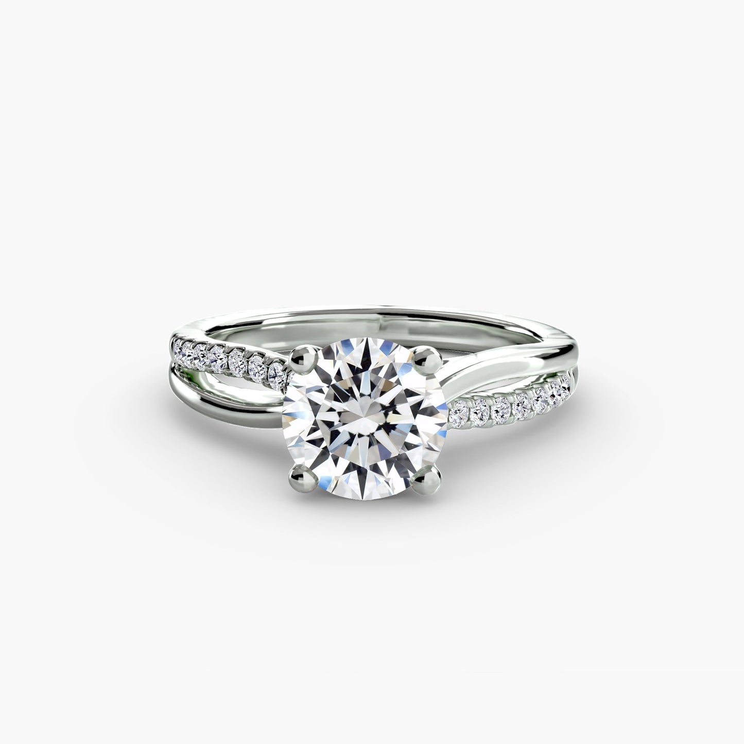 the split shank pavé solitaire ag & co jewellery