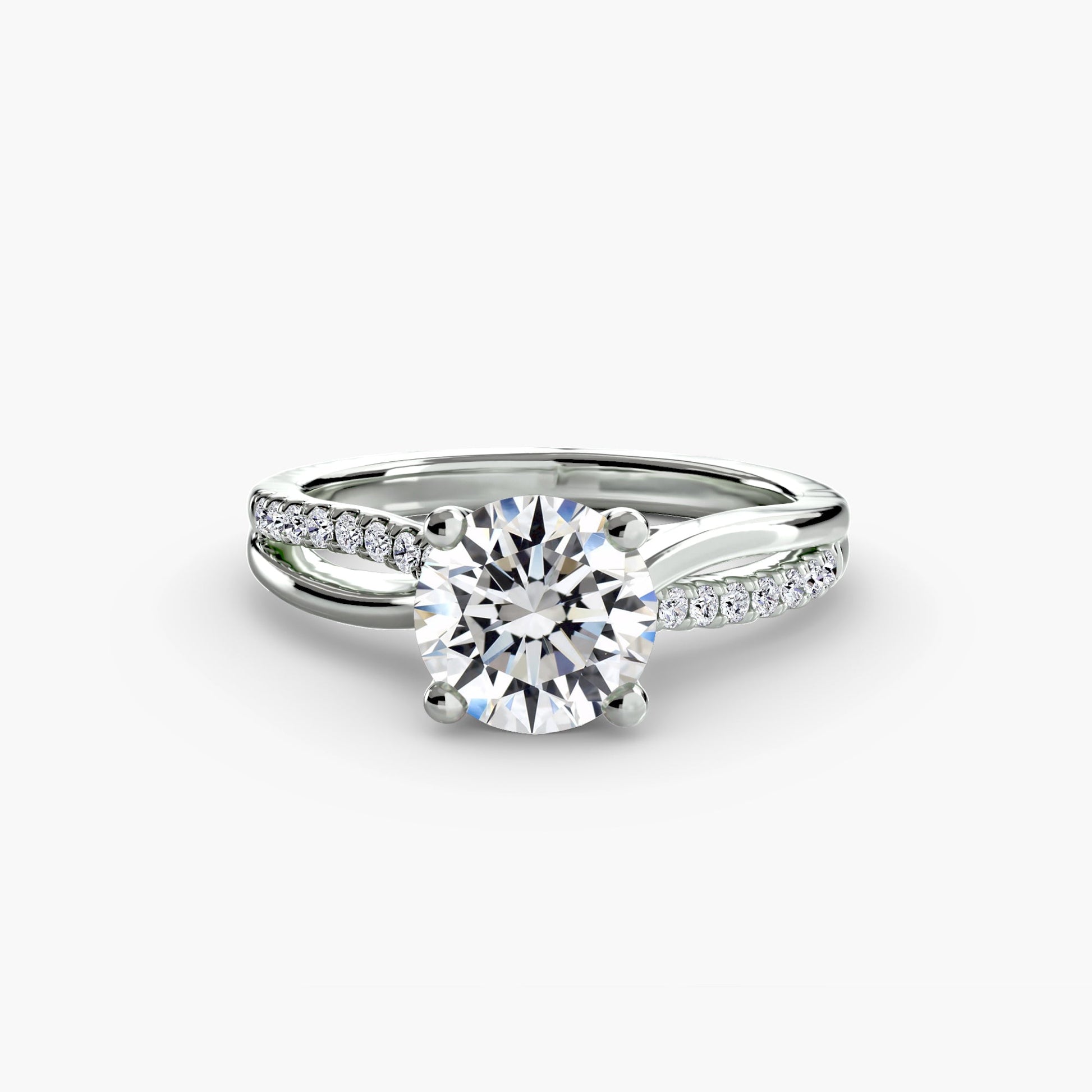 The Split Shank Pavé Solitaire AG & CO Jewellery