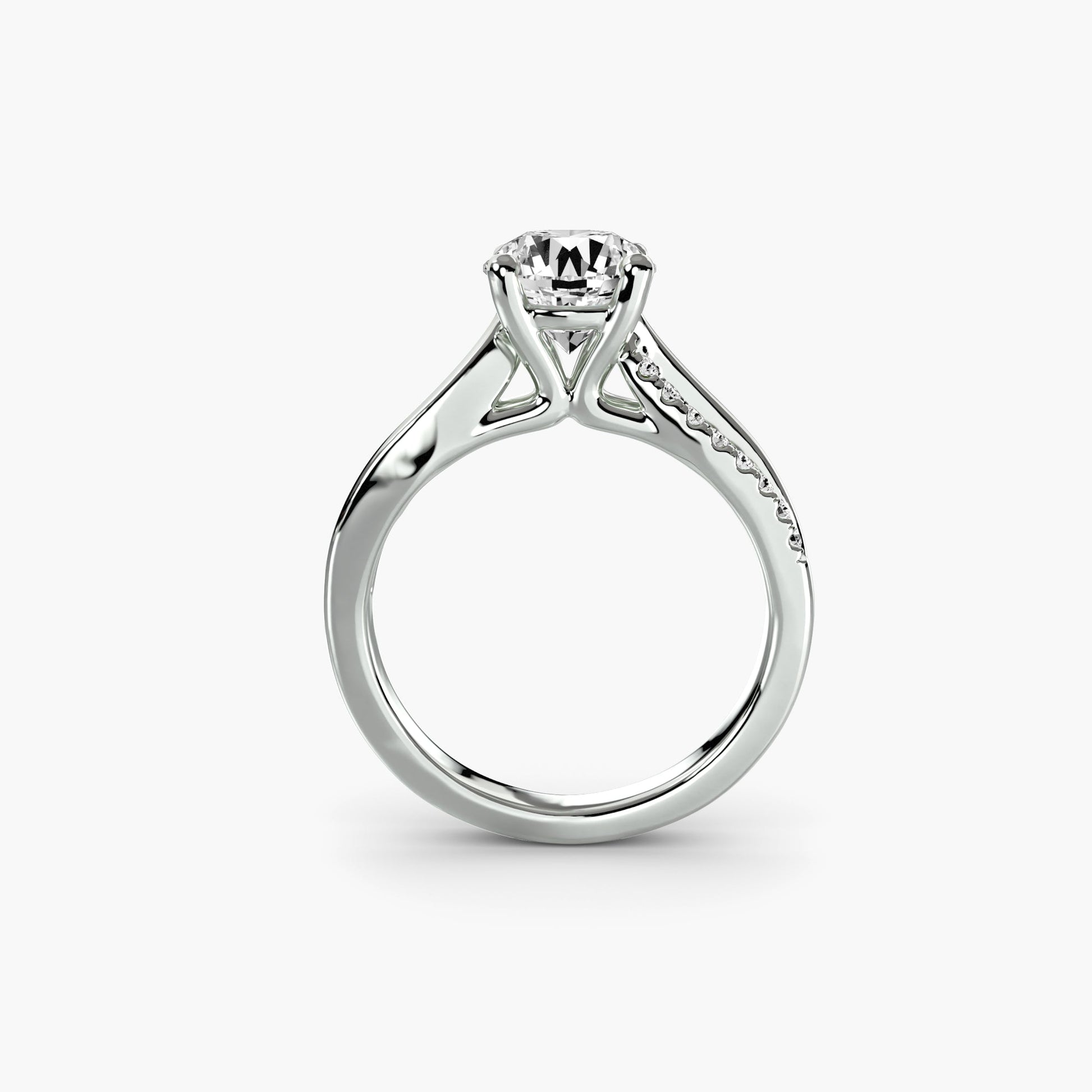 The Split Shank Pavé Solitaire AG & CO Jewellery