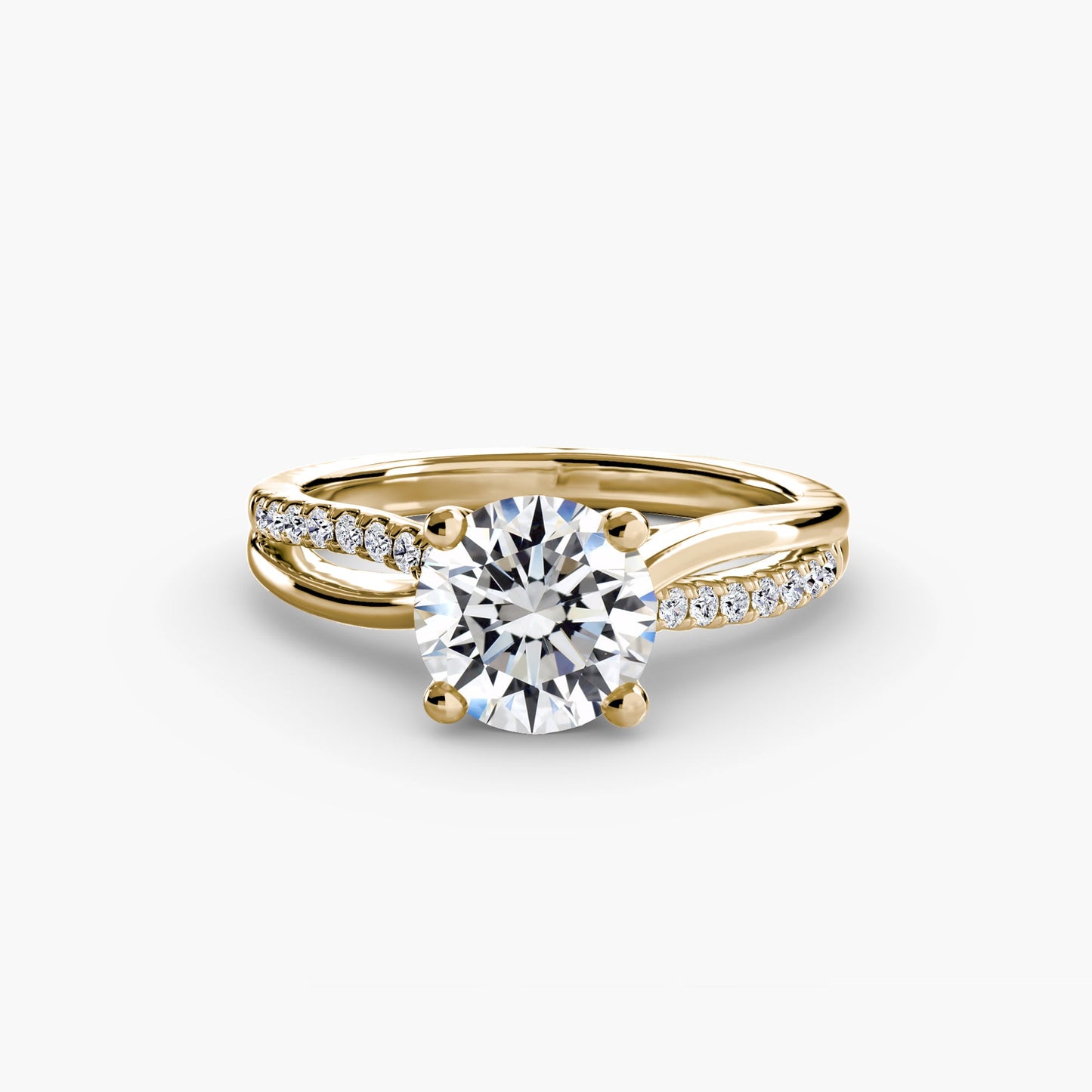 the split shank pavé solitaire ag & co jewellery